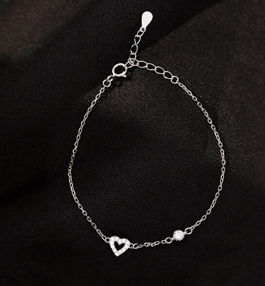 Heart Silver Bracelet