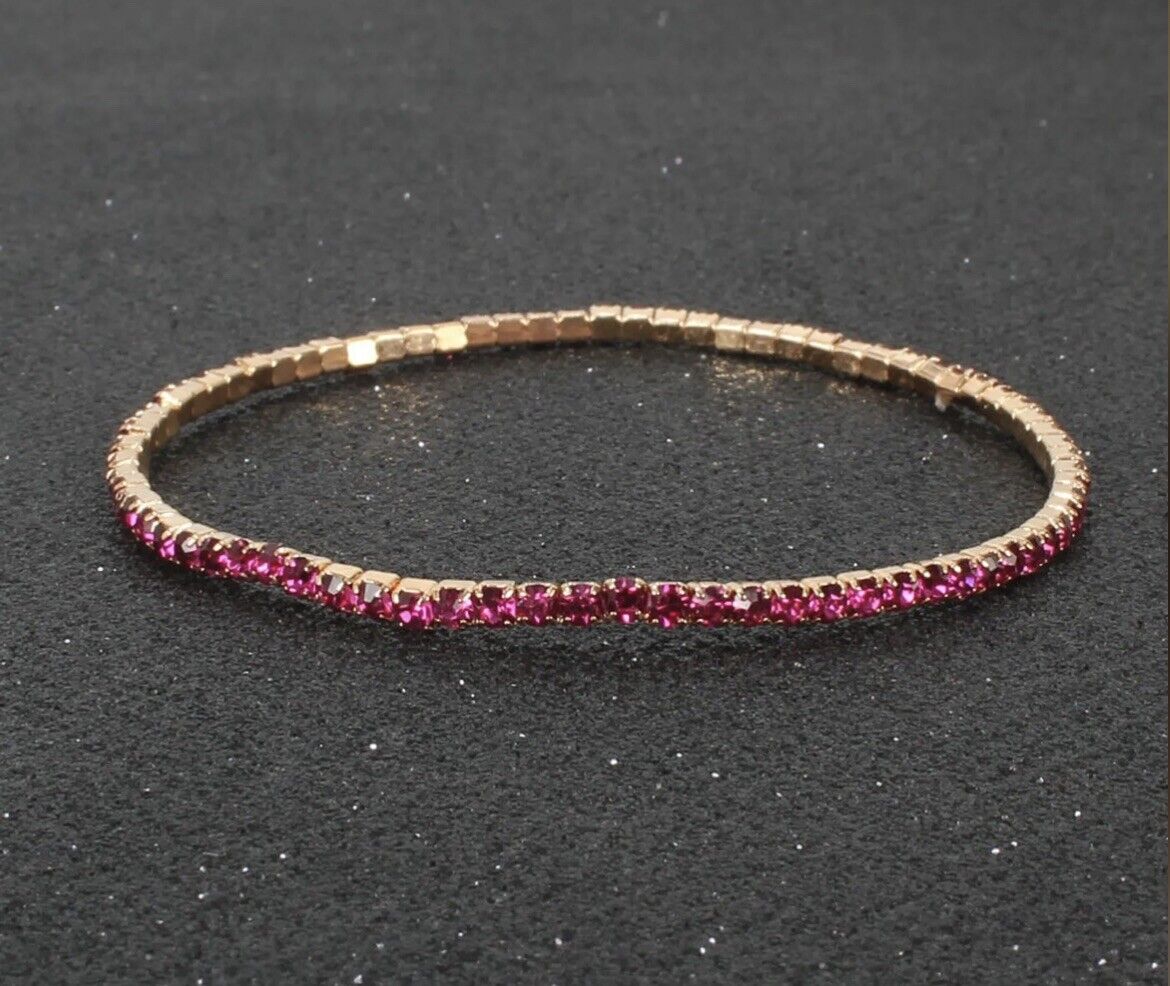 Women Ladies Rhinestone Diamond Crystal Bracelet