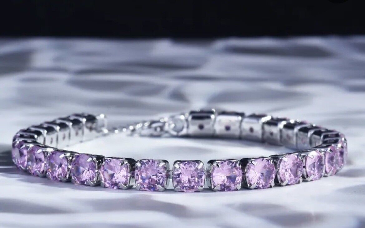 Pink Diamond Crystal Bracelet