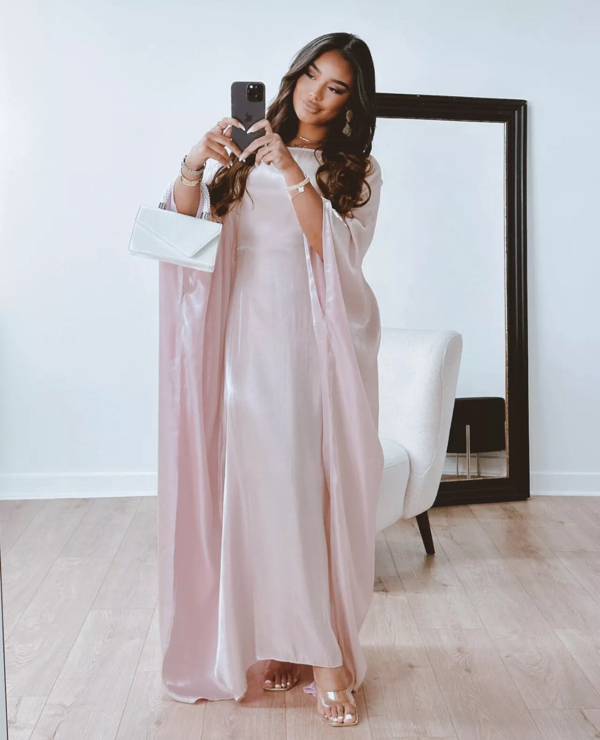 Gorgeous party wear abaya Modest maxi Dress