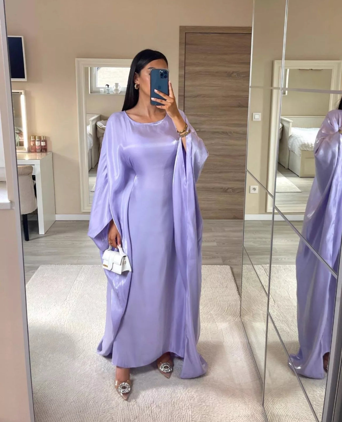 Gorgeous party wear abaya Modest maxi Dress