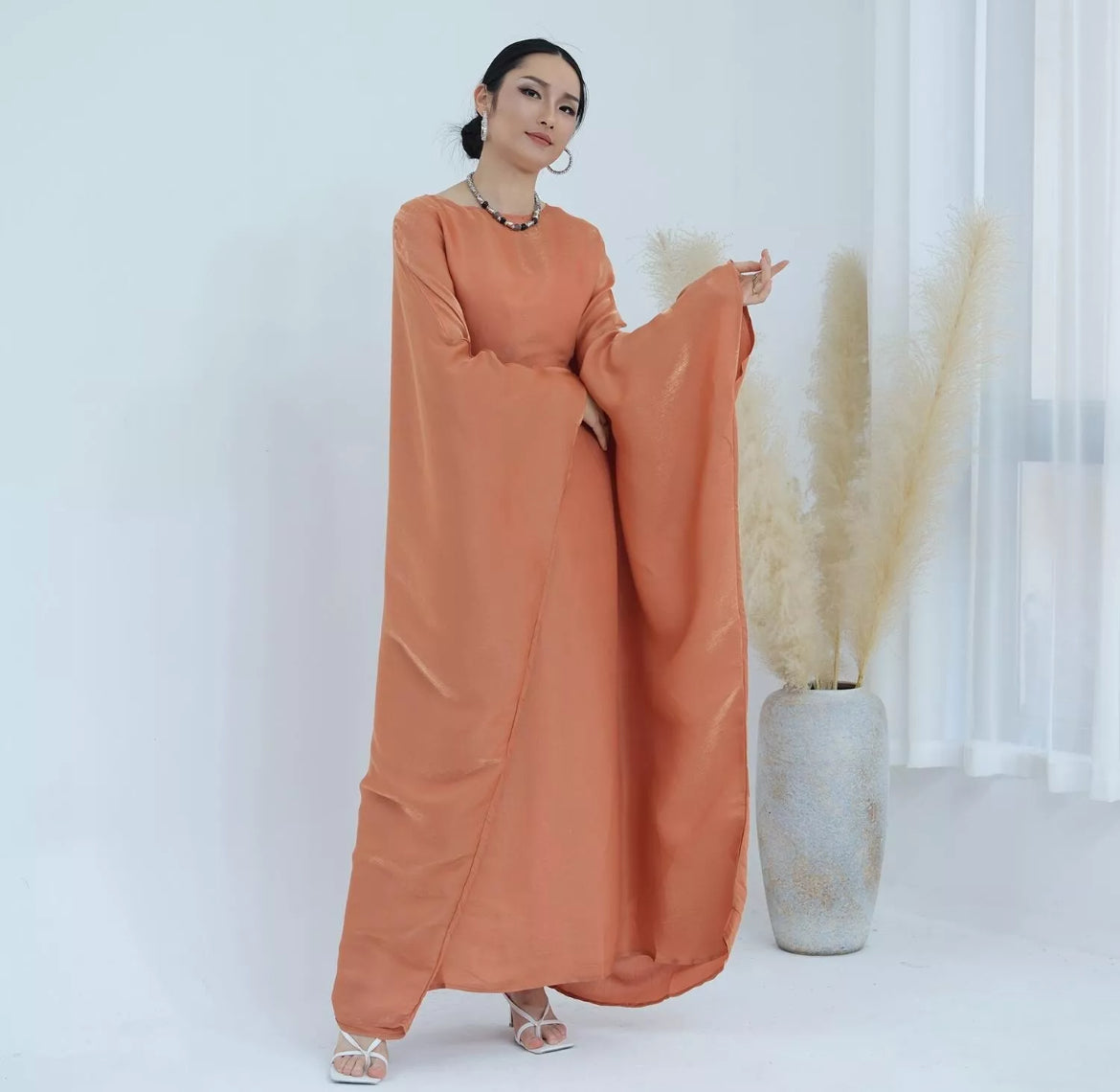 Gorgeous party wear abaya Modest maxi Dress