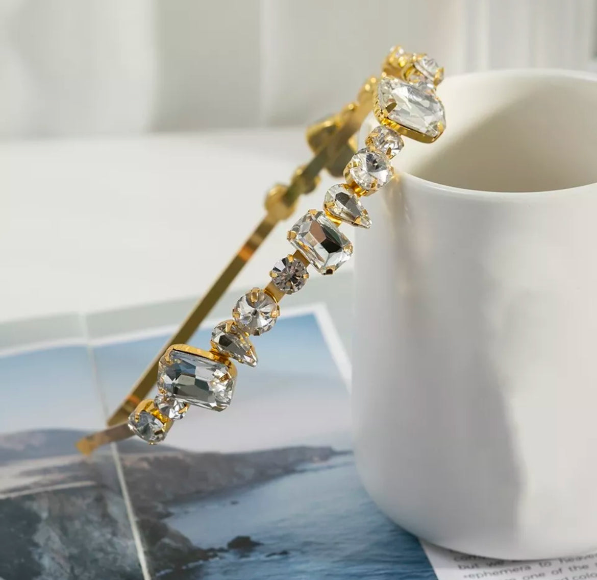 Gem Rhinestone Headband Wedding Bridal