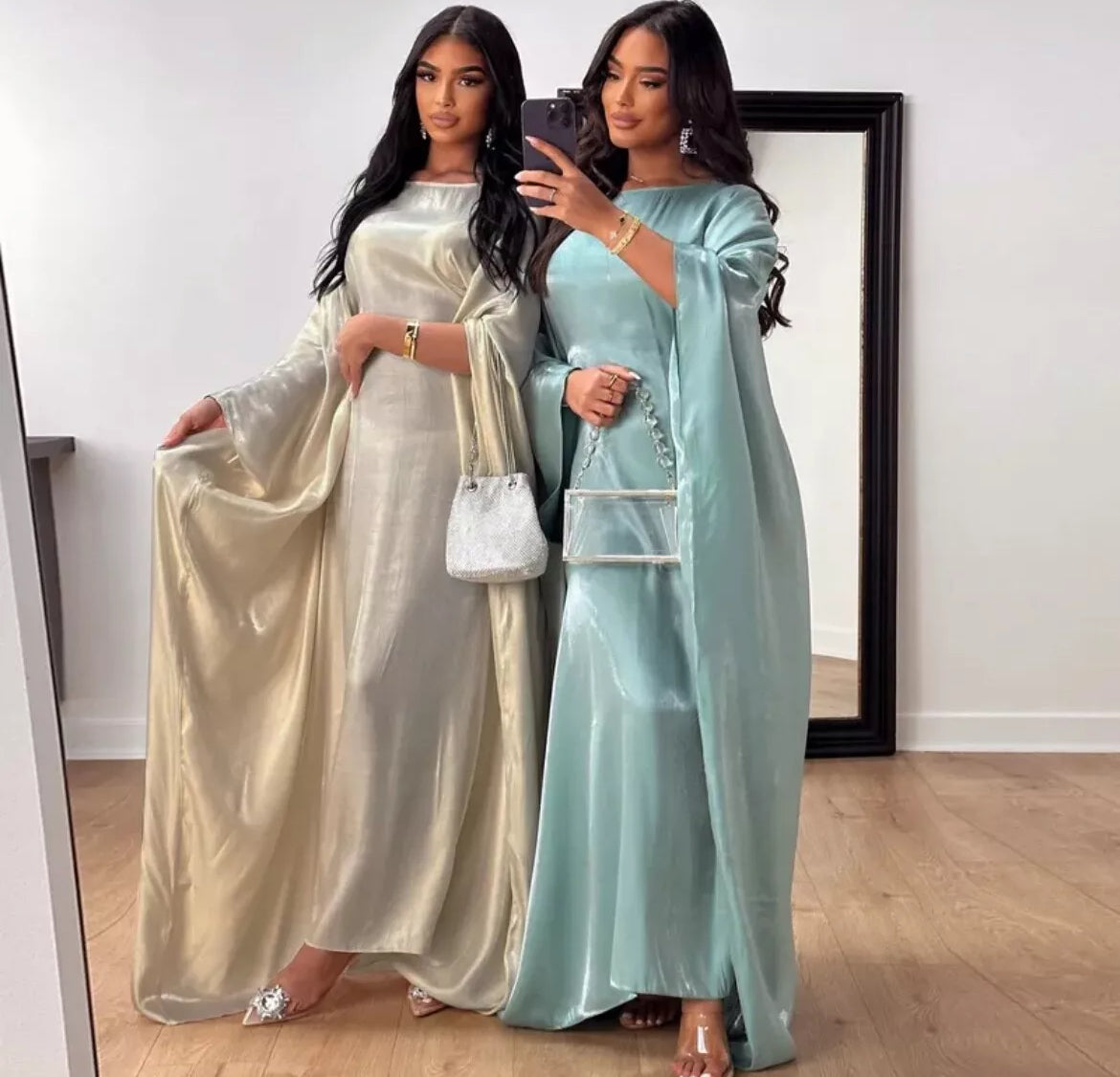 Gorgeous party wear abaya Modest maxi Dress