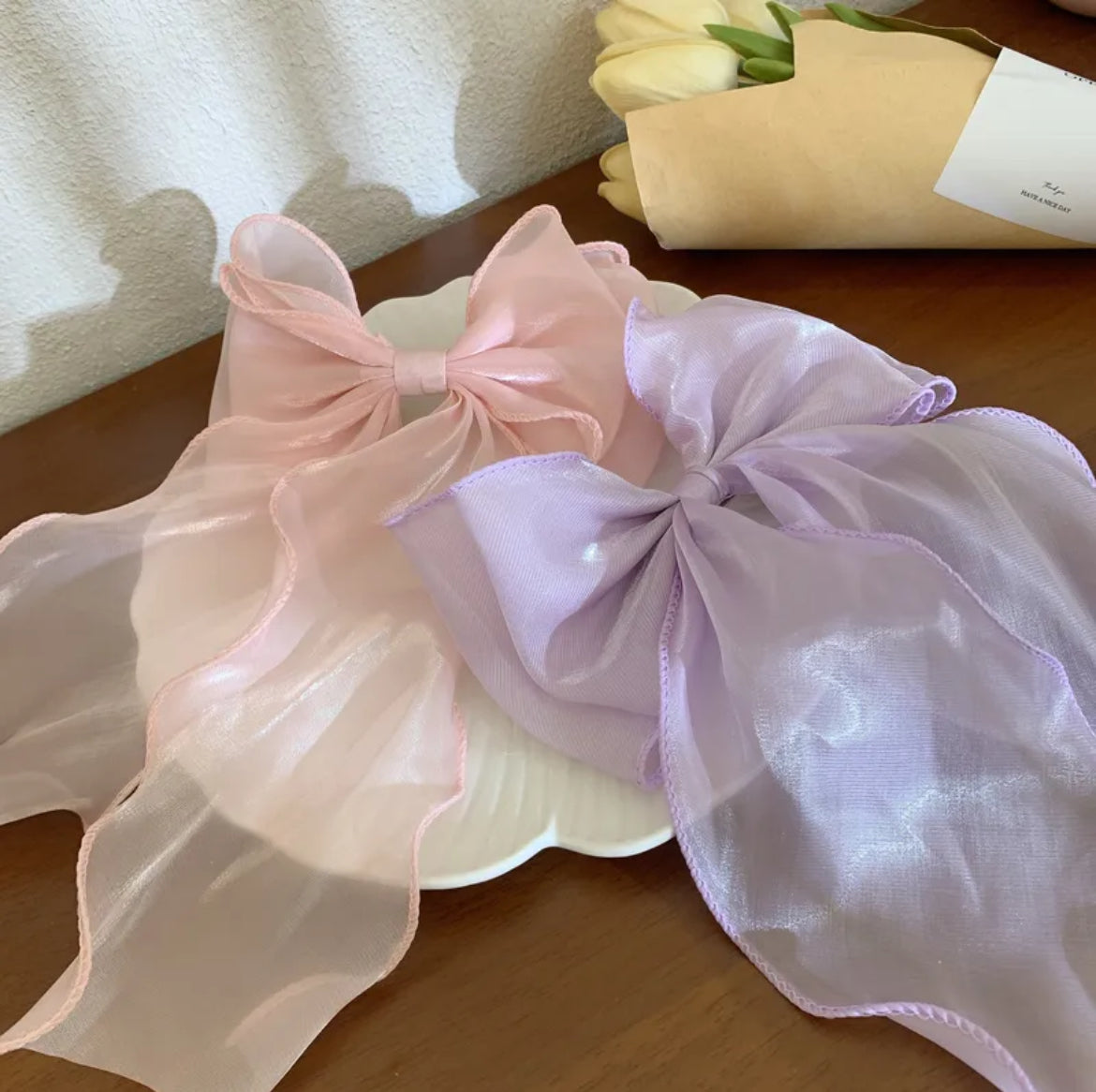 Hair Bow Ribbon Clip