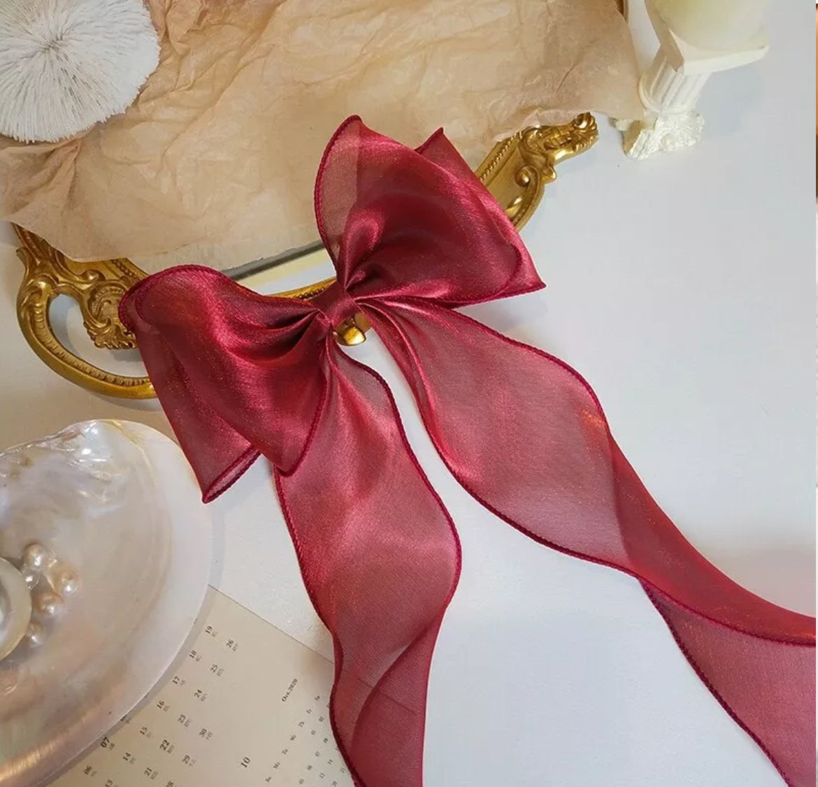 Hair Bow Ribbon Clip