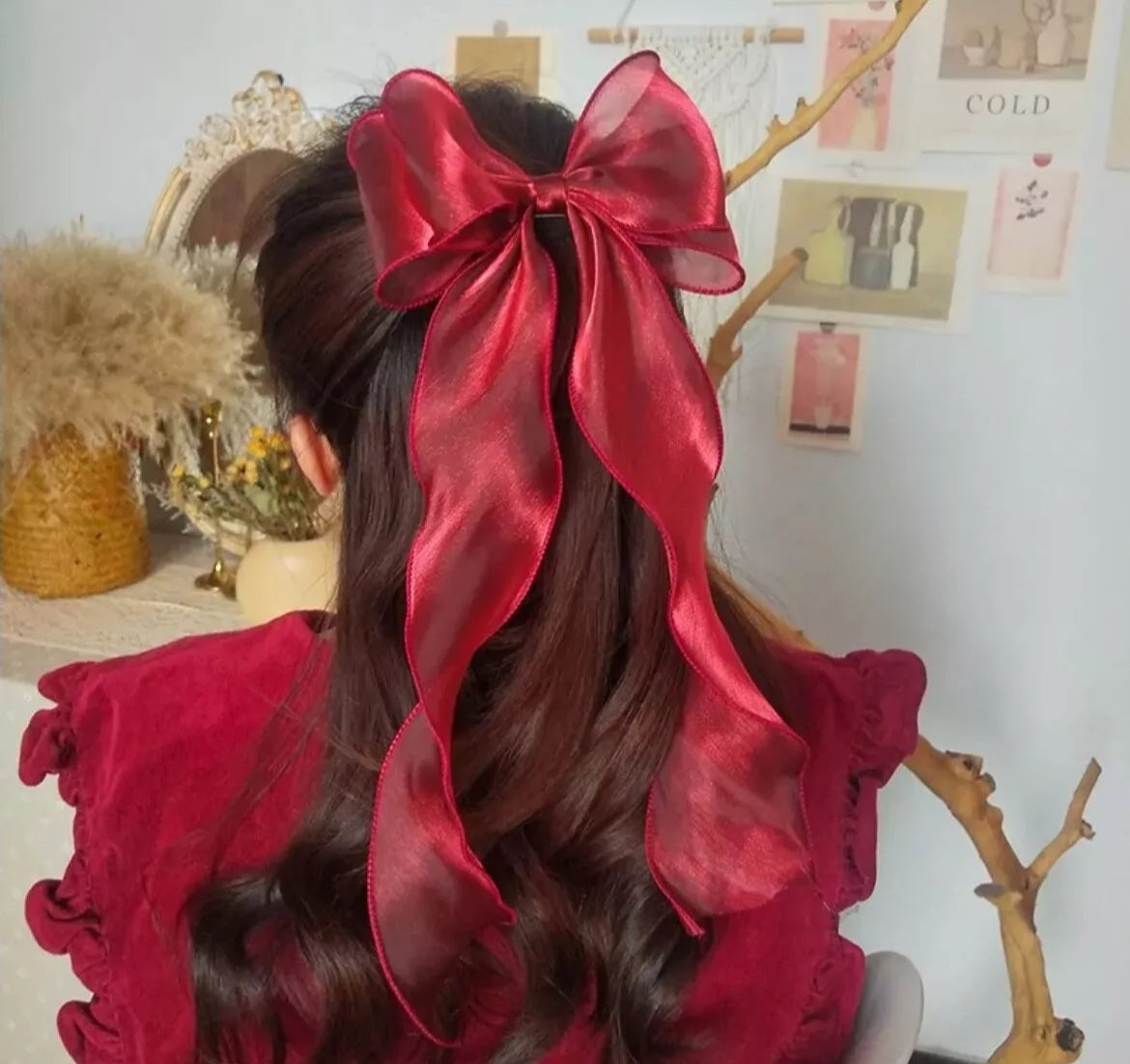 Hair Bow Ribbon Clip