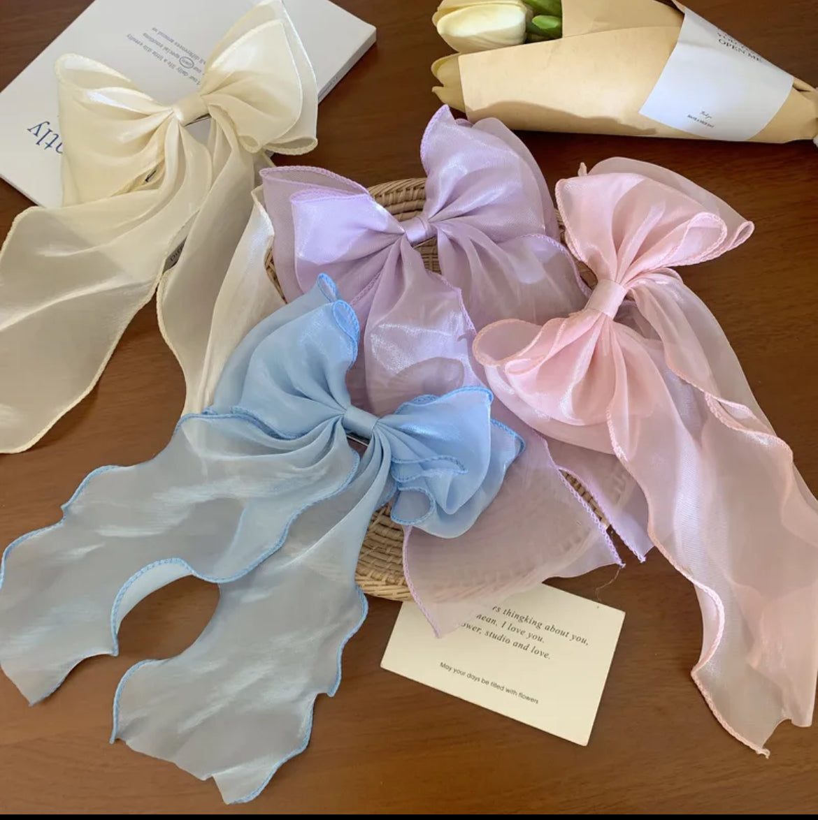 Hair Bow Ribbon Clip