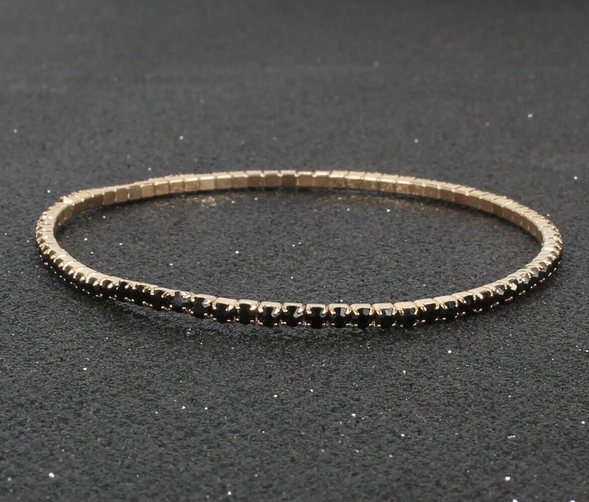 Women Ladies Rhinestone Diamond Crystal Bracelet