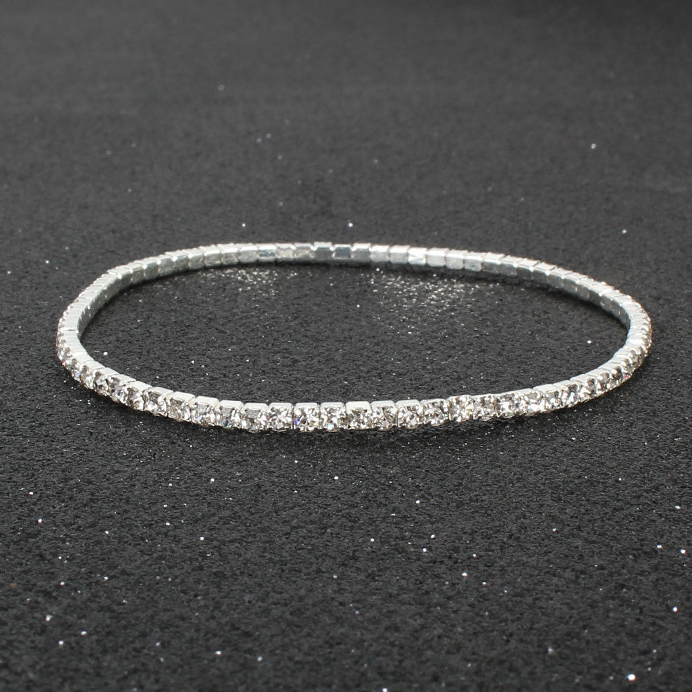 Women Ladies Rhinestone Diamond Crystal Bracelet