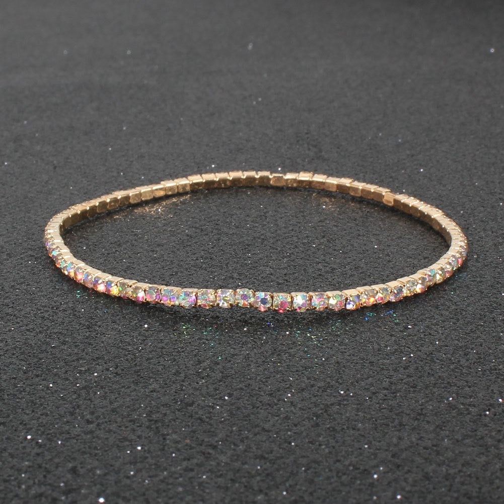 Women Ladies Rhinestone Diamond Crystal Bracelet