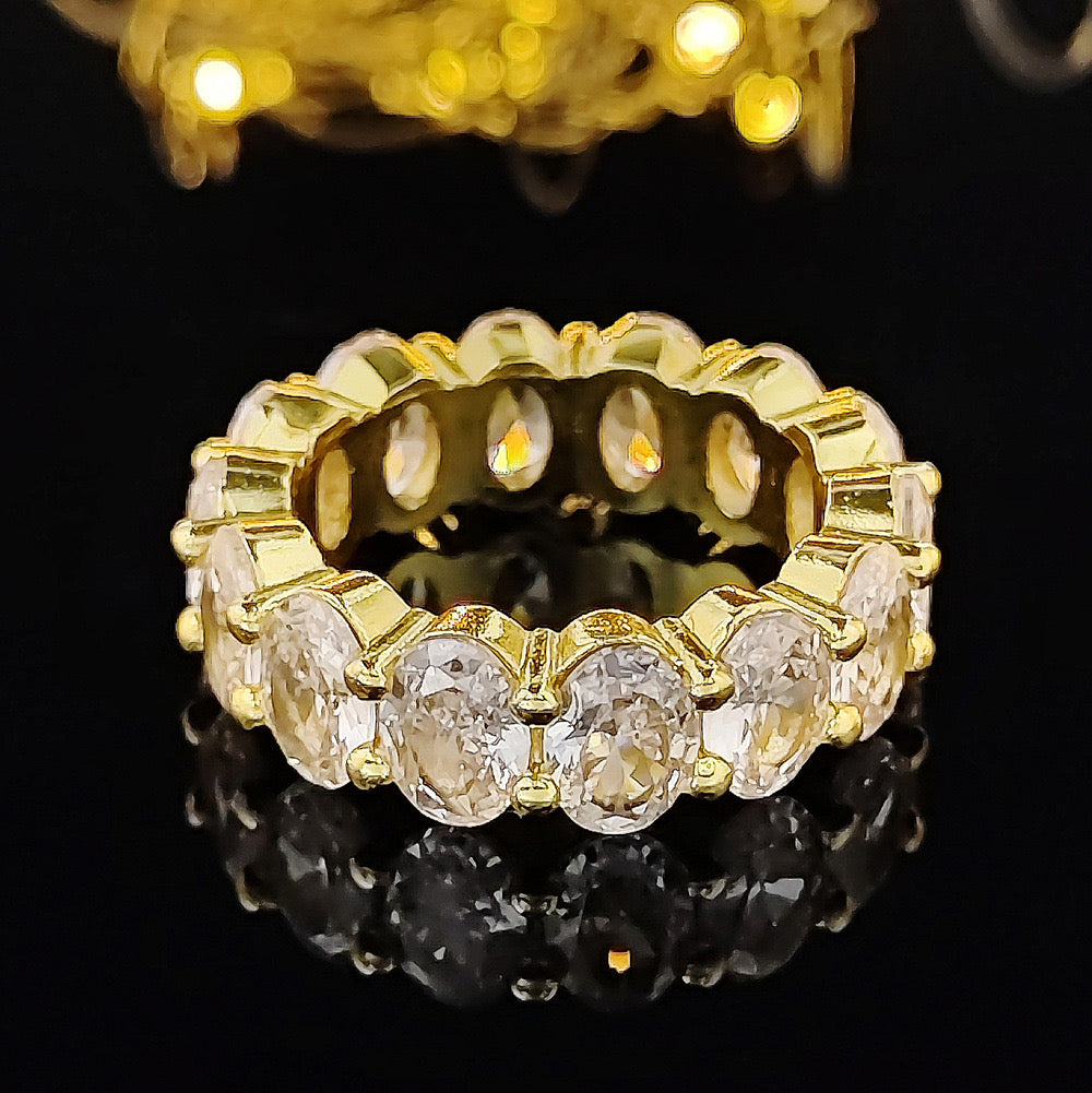 Cubic zirconia ring
