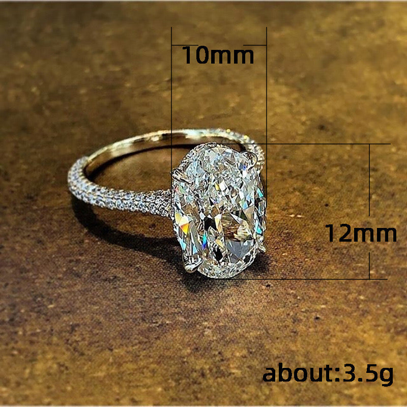 Silver Cubic zirconia ring