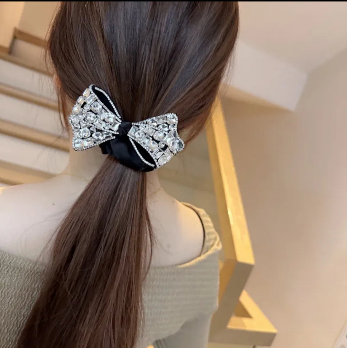 Crystal Rhinestone Hair Tie