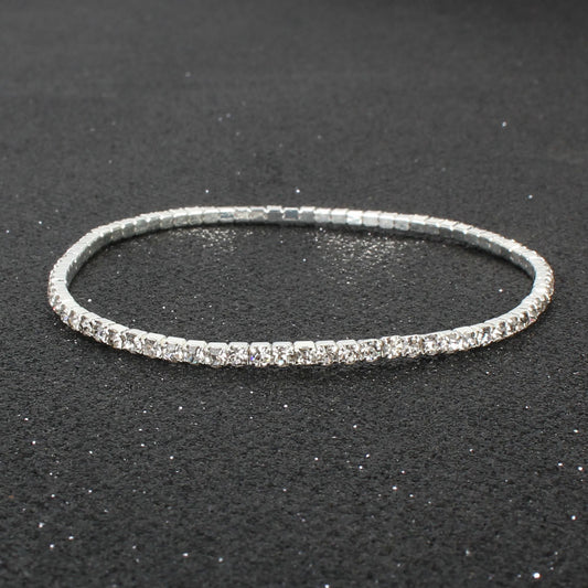 Women Ladies Rhinestone  Diamond Crystal Bracelet