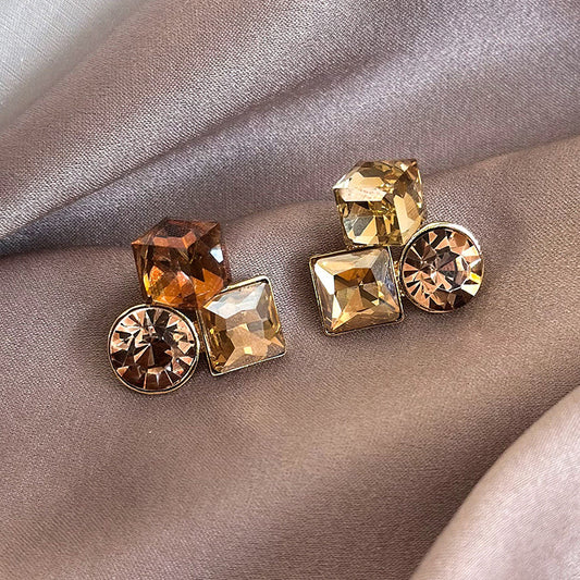 Crystal rhinestone Stud earrings