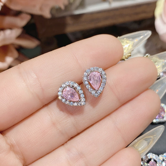 Elegant pink Stud Earrings