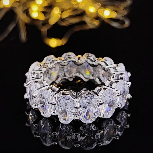 Cubic zirconia ring