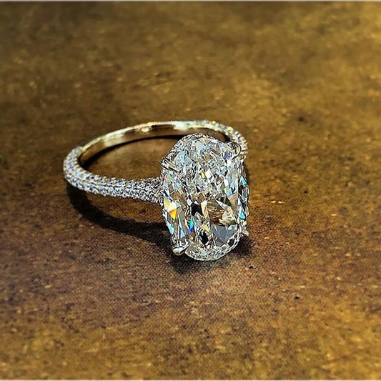 Silver Cubic zirconia ring